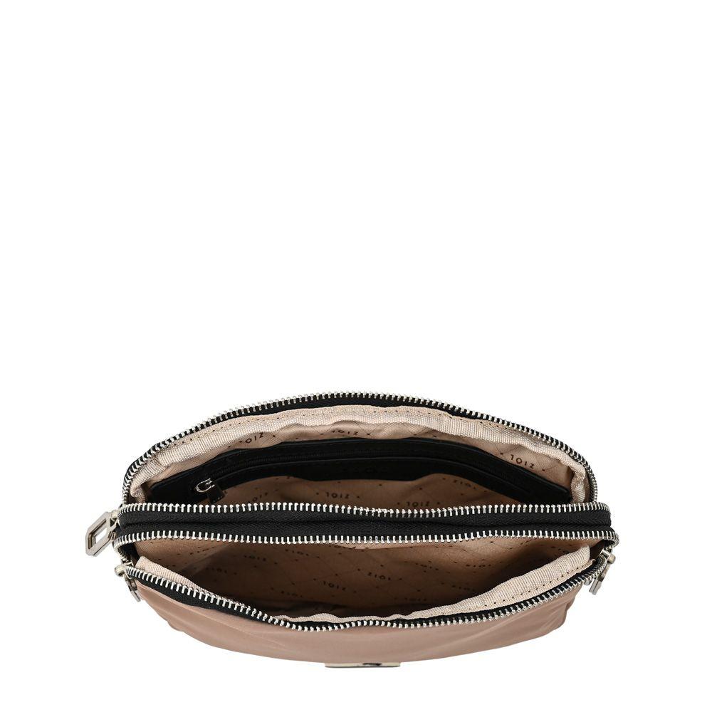 Cartera bandolera mediana lisette beige oscuro-3