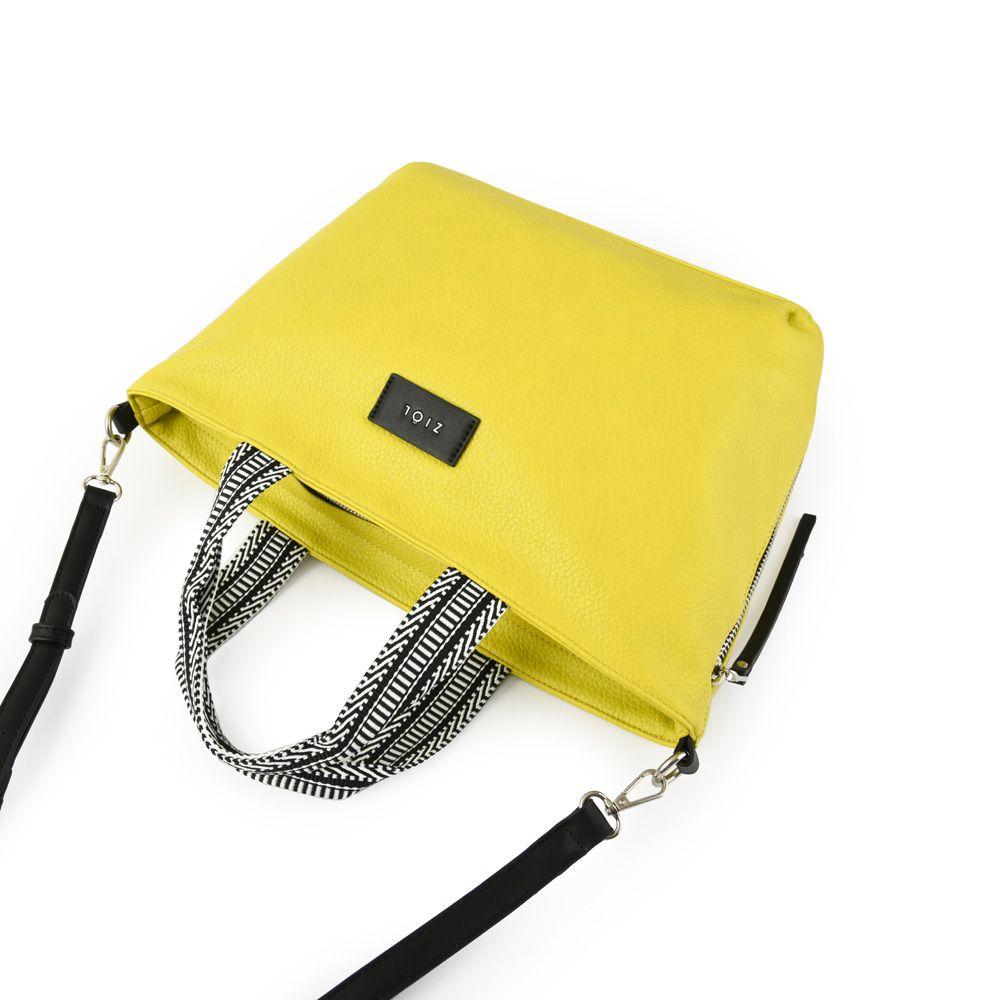 Cartera dos asas bote mediana illa amarillo-3