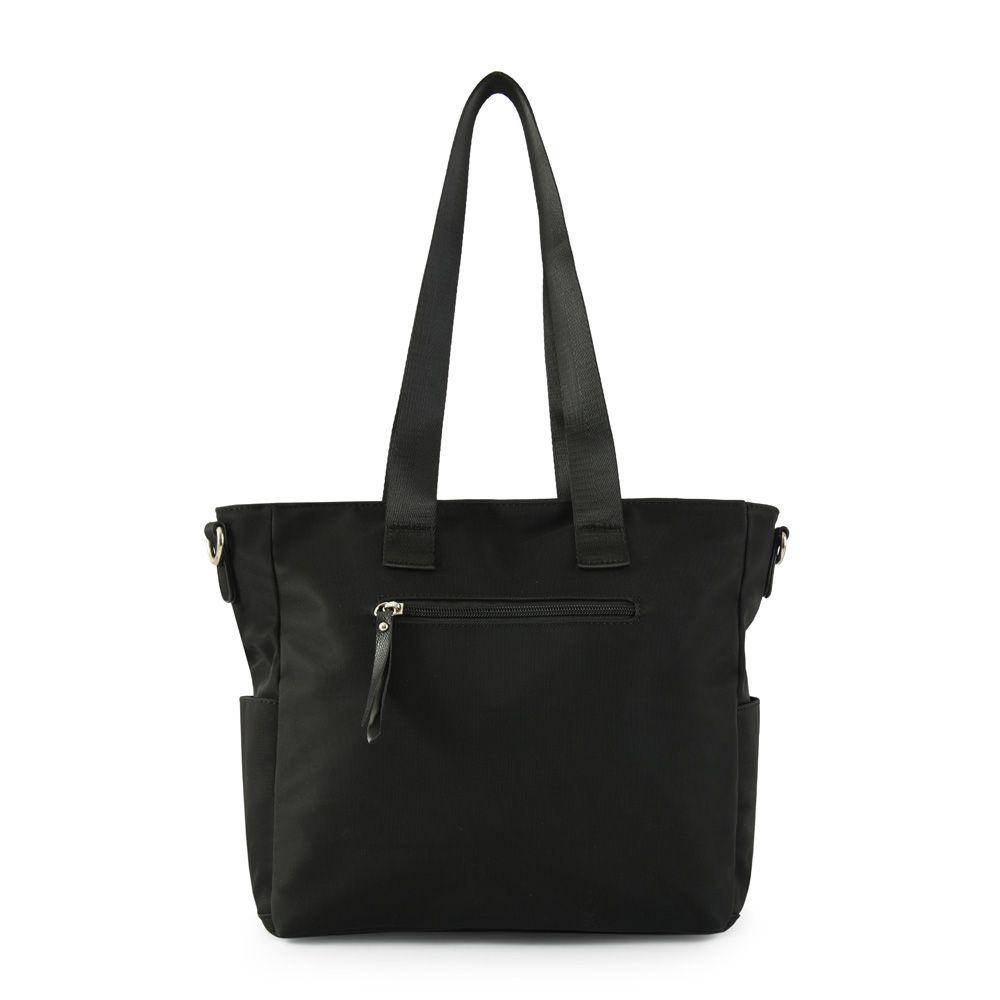 Cartera dos asas mediana mosset negro-2