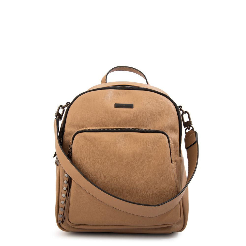 Mochila nahia mediana beige oscuro-0