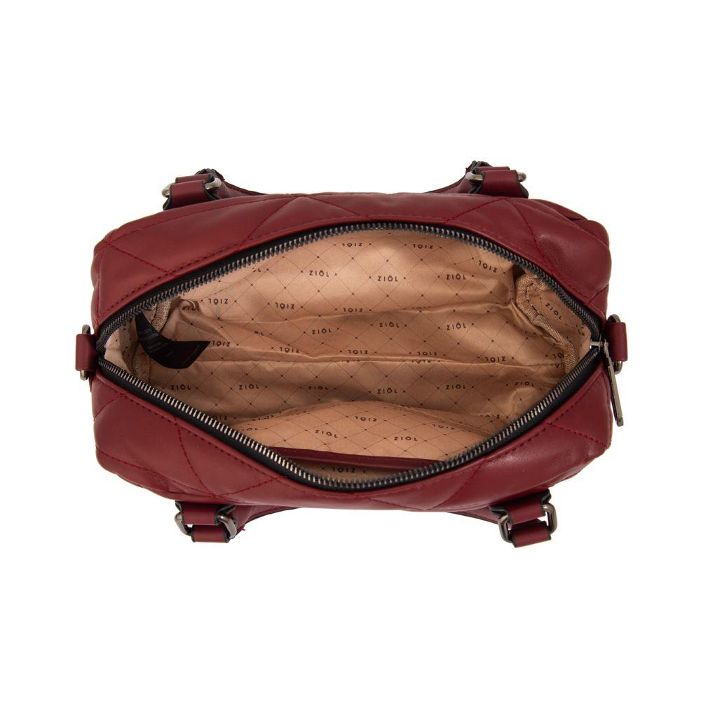 Cartera bandolera con asas brenda mediana burdeo-3