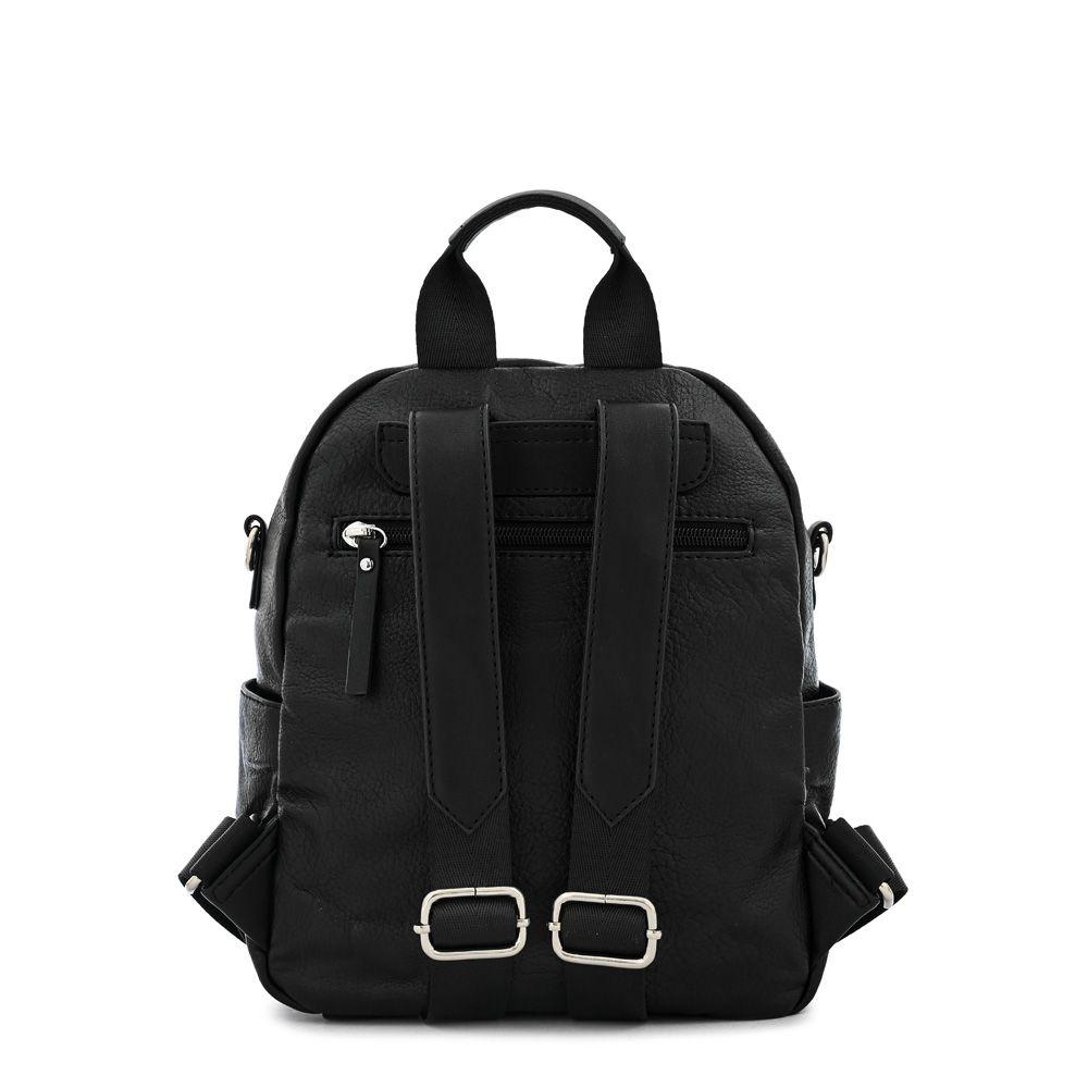 Mochila pequeña lychee negro especial-2