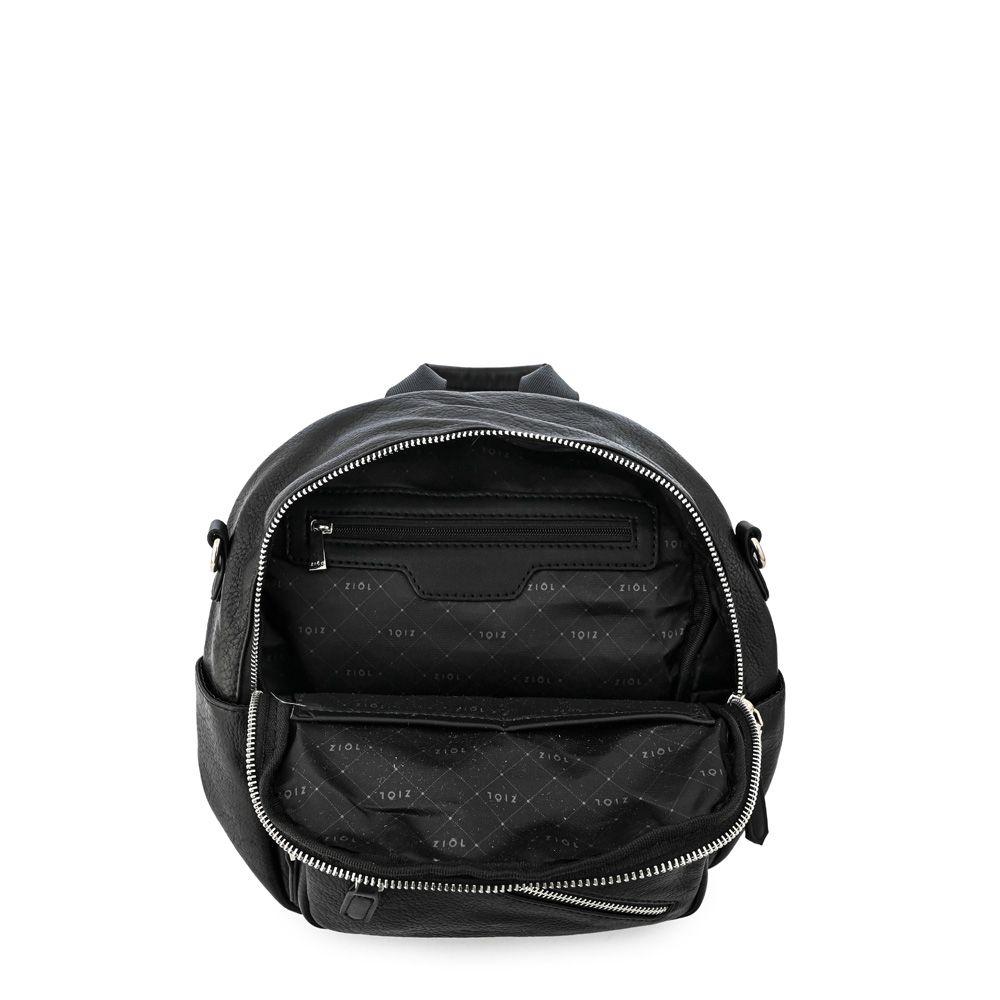 Mochila pequeña lychee negro especial-3