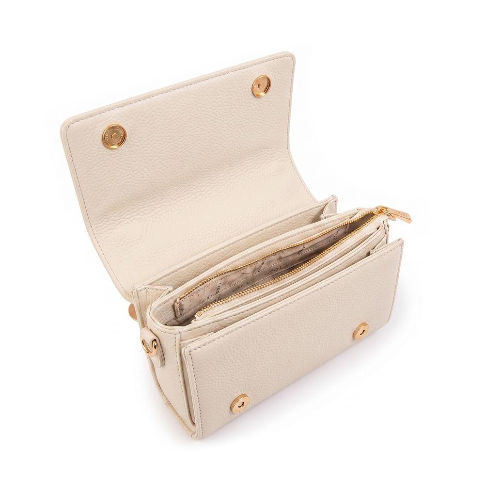 Cartera bandolera con tapa bruna blanco crudo-2