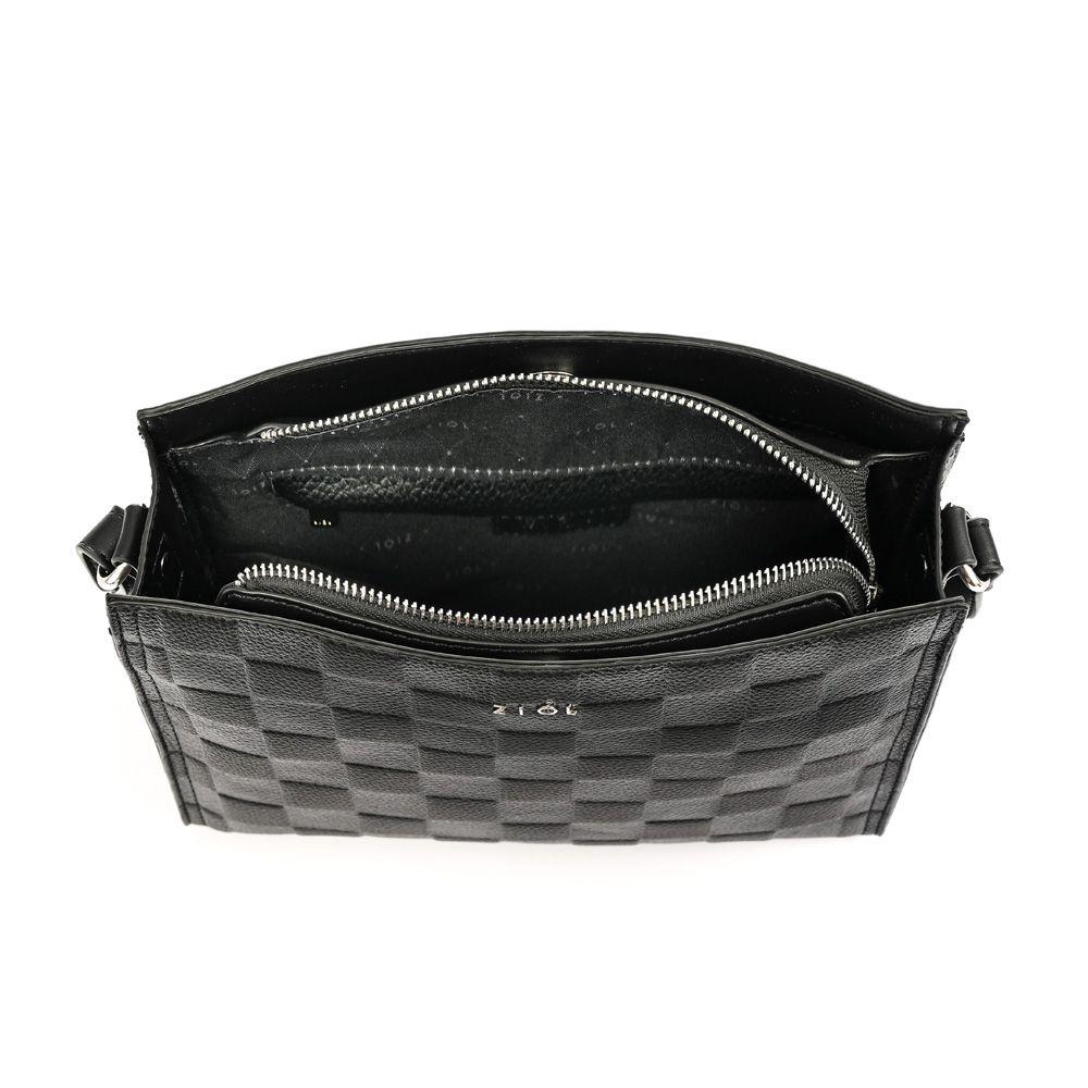 Cartera bandolera pequeña nidus negro-3