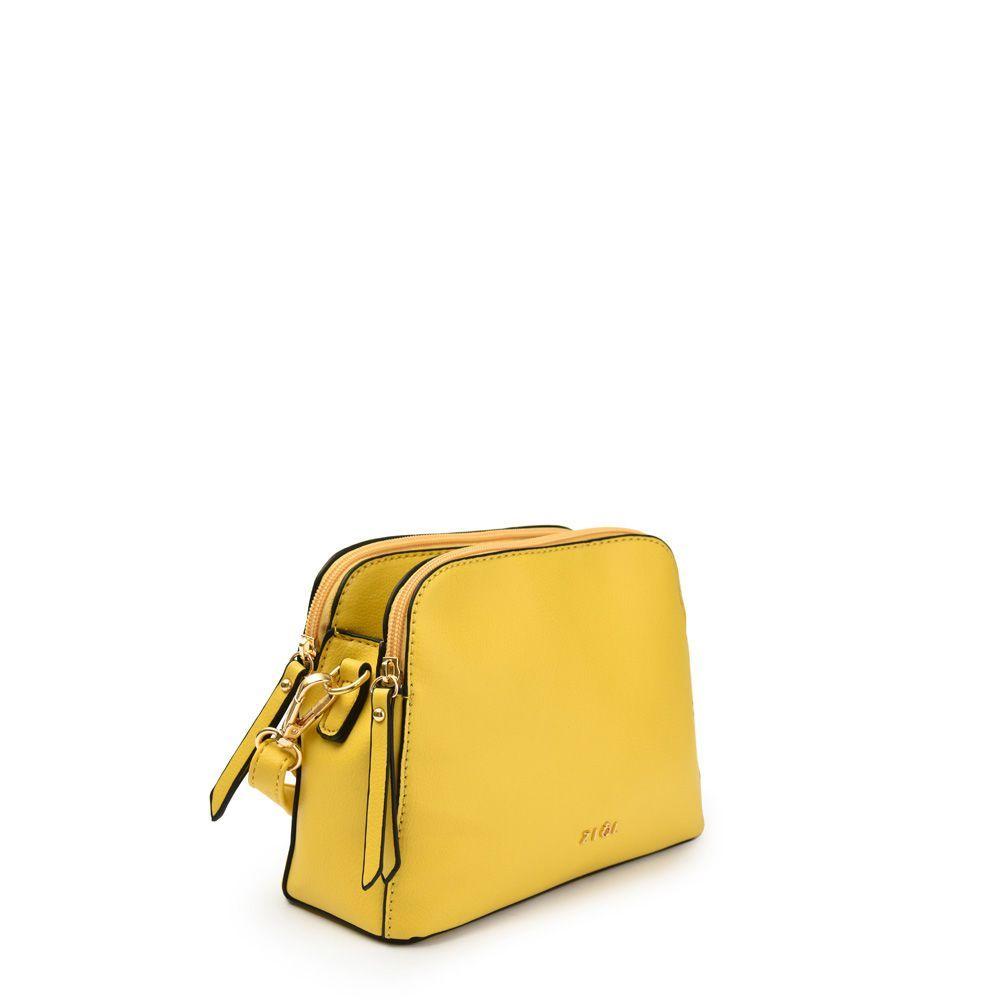 Paimin Carteras Bandolera Pequeña Amarillo-1