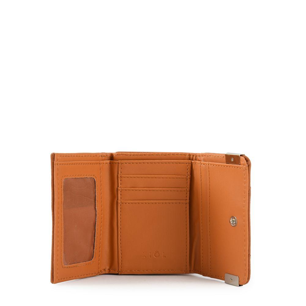 Billetera cierre exterior pequeña pinu café-2