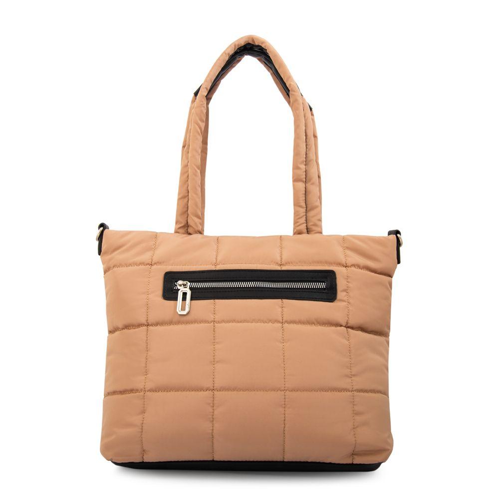 Cartera tote nacha beige-2