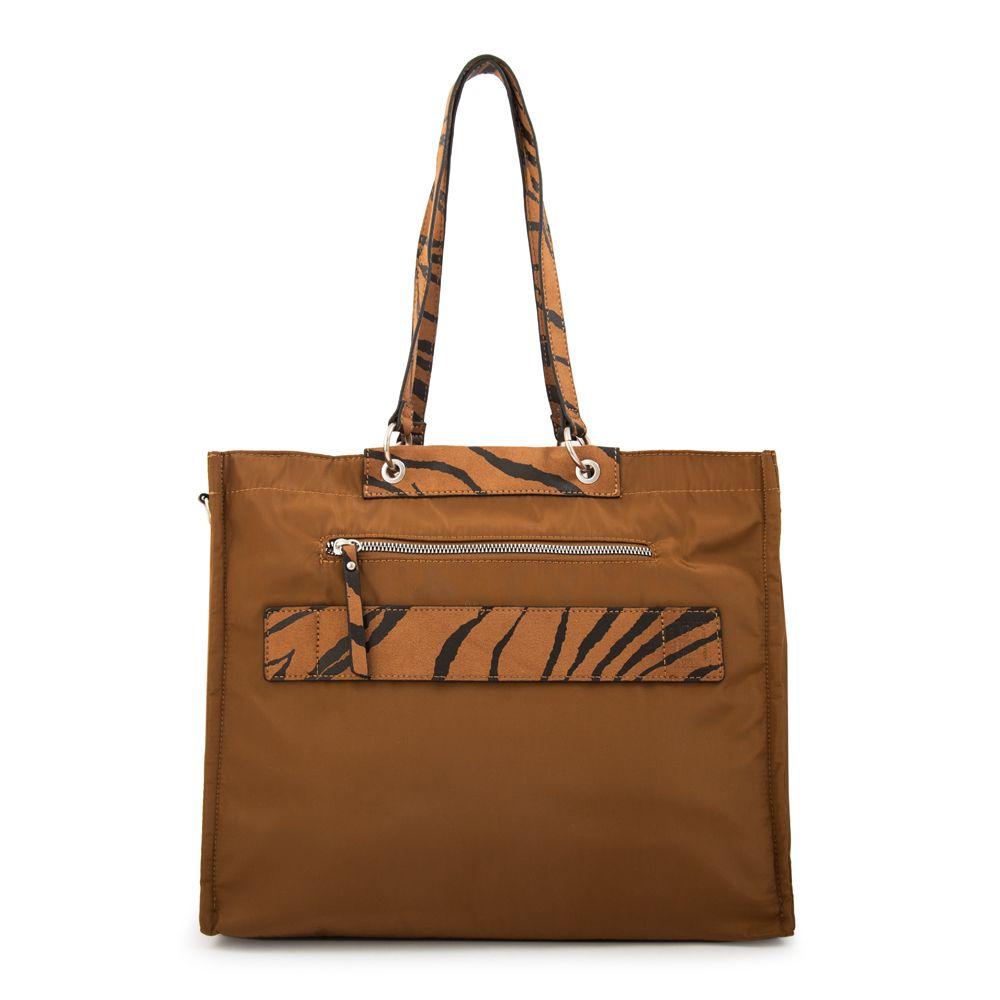 Cartera tote porta notebook simoneta camel-2