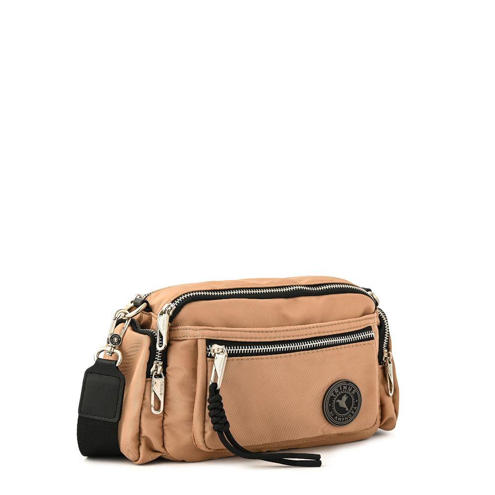 Cartera bandolera mediana halia beige-1