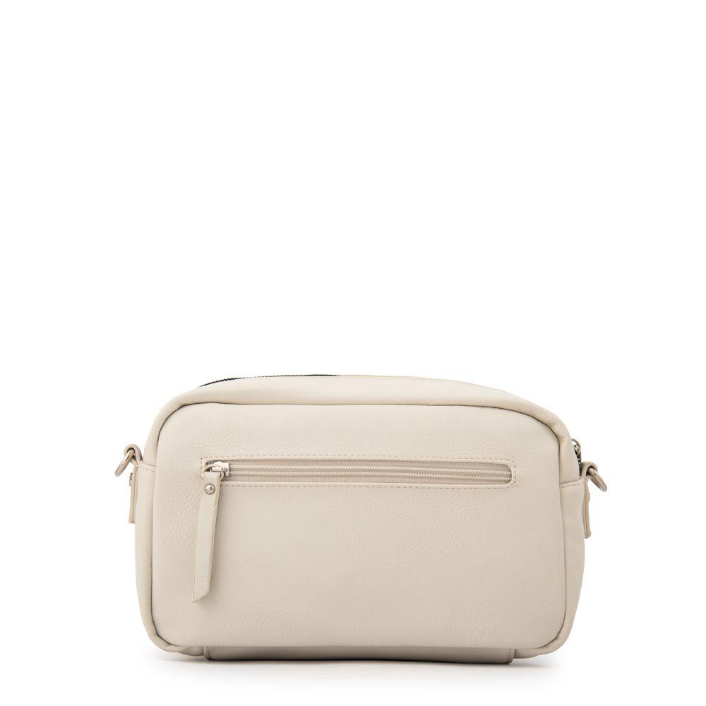 Cartera Bandolera vonetta mediana blanco crudo-2
