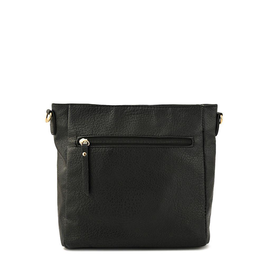 Cartera bandolera mediana lolita negro-2
