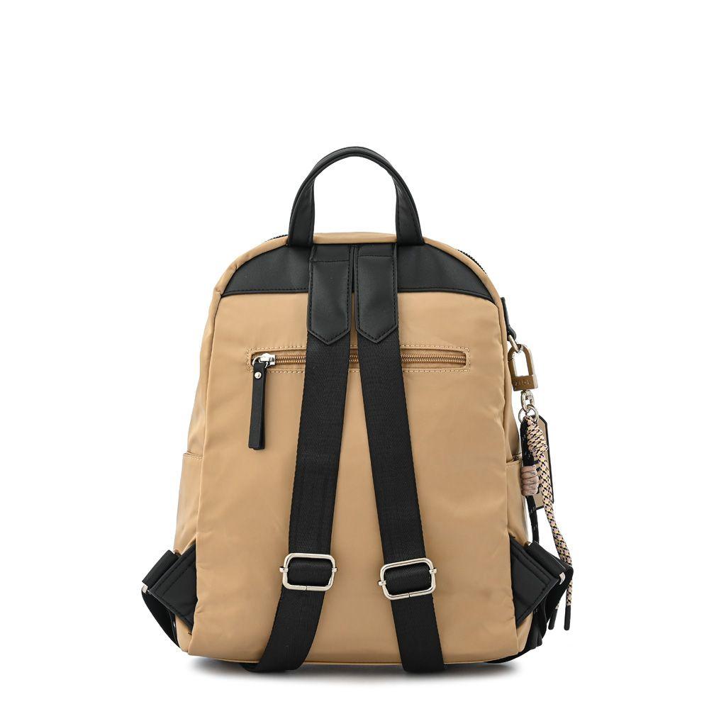 Mochila mediana perlina beige-2