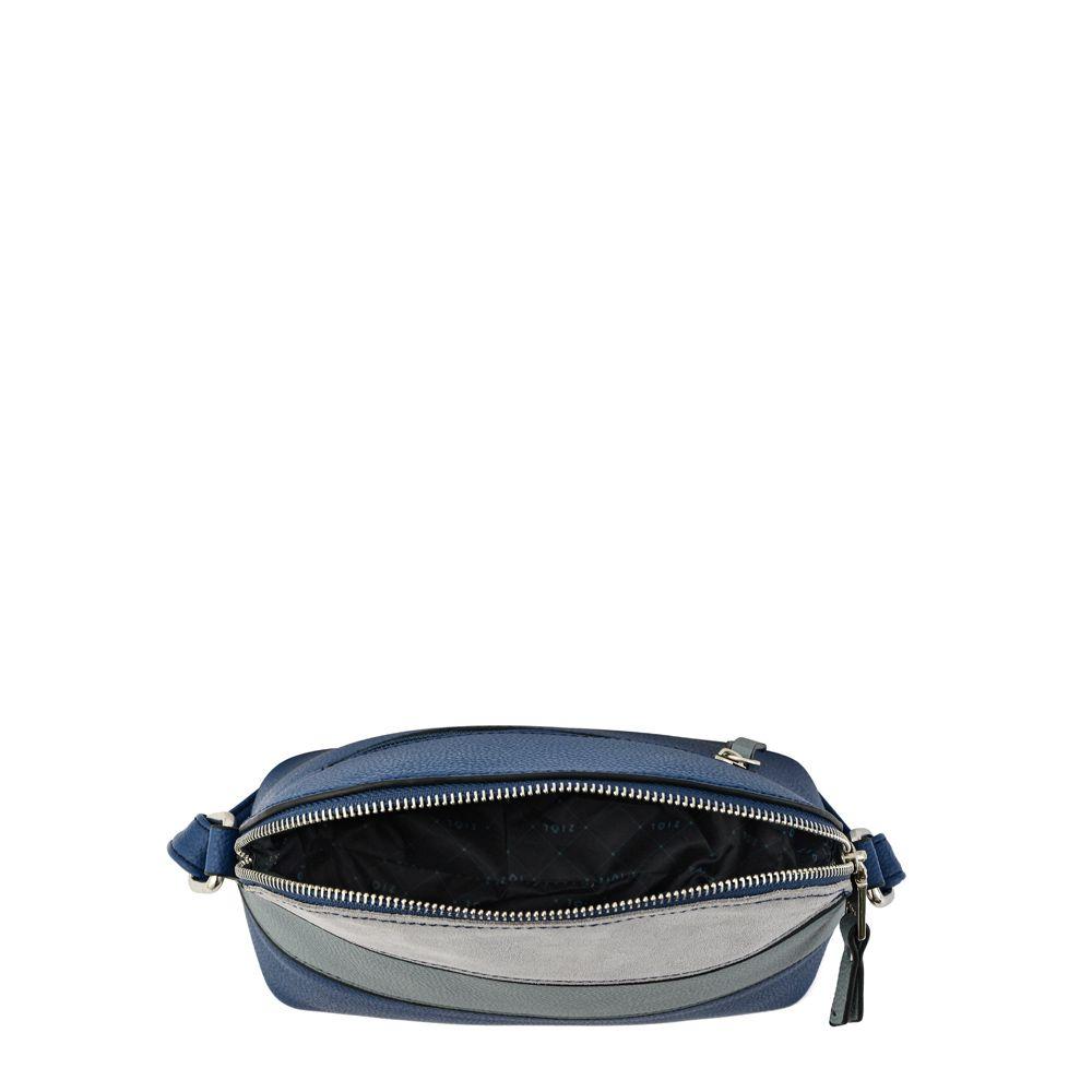 Cartera bandolera pequeña lourd azul oscuro-3