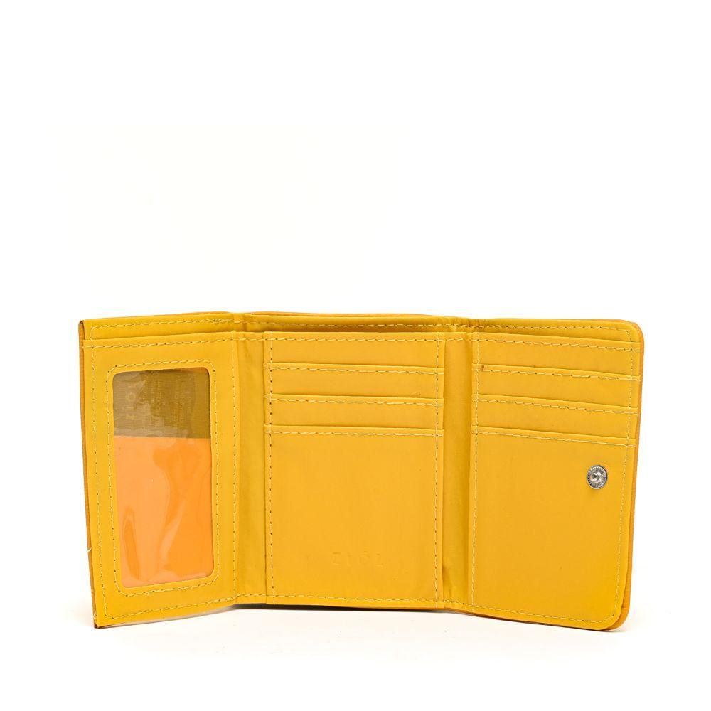 Billetera cierre exterior pequeña fraila amarillo-2