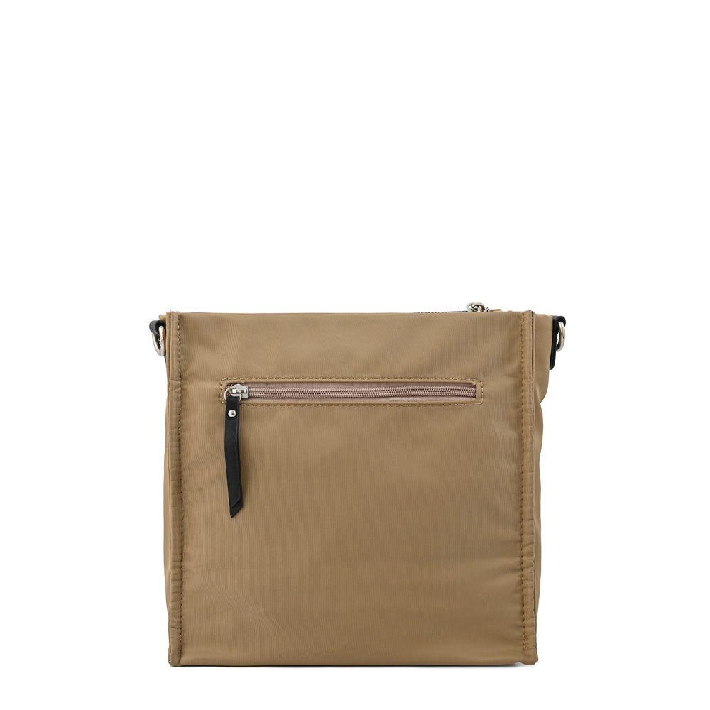 Cartera bandolera pequeña katyna beige oscuro-2