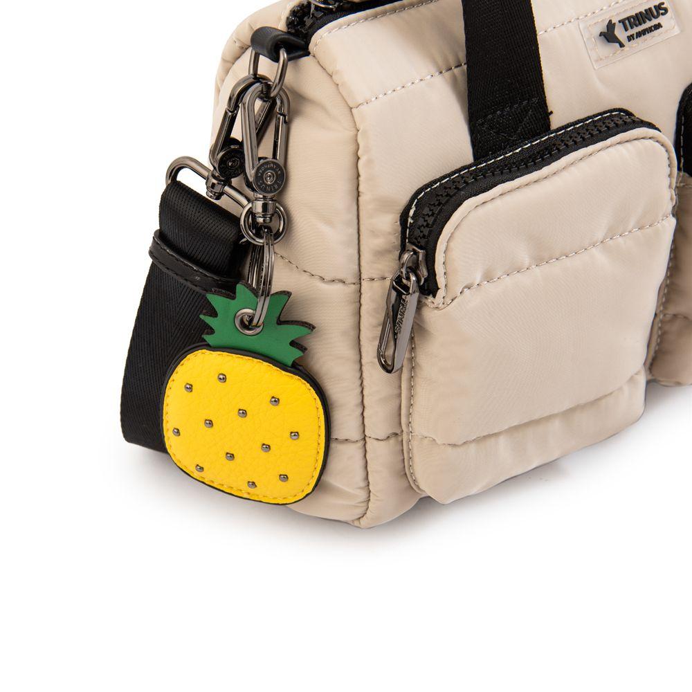 Cartera tote tiana pequeña beige-3