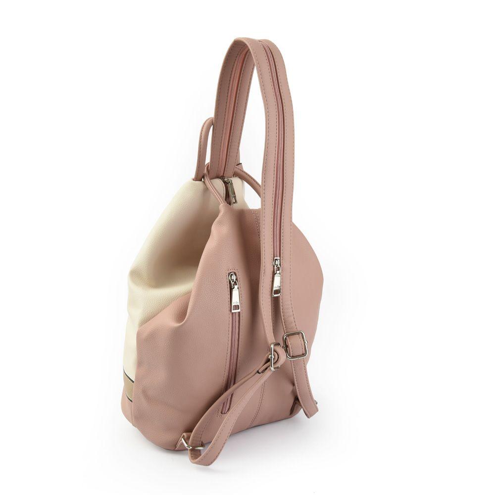 Mochila mediana laisse rosa viejo-2