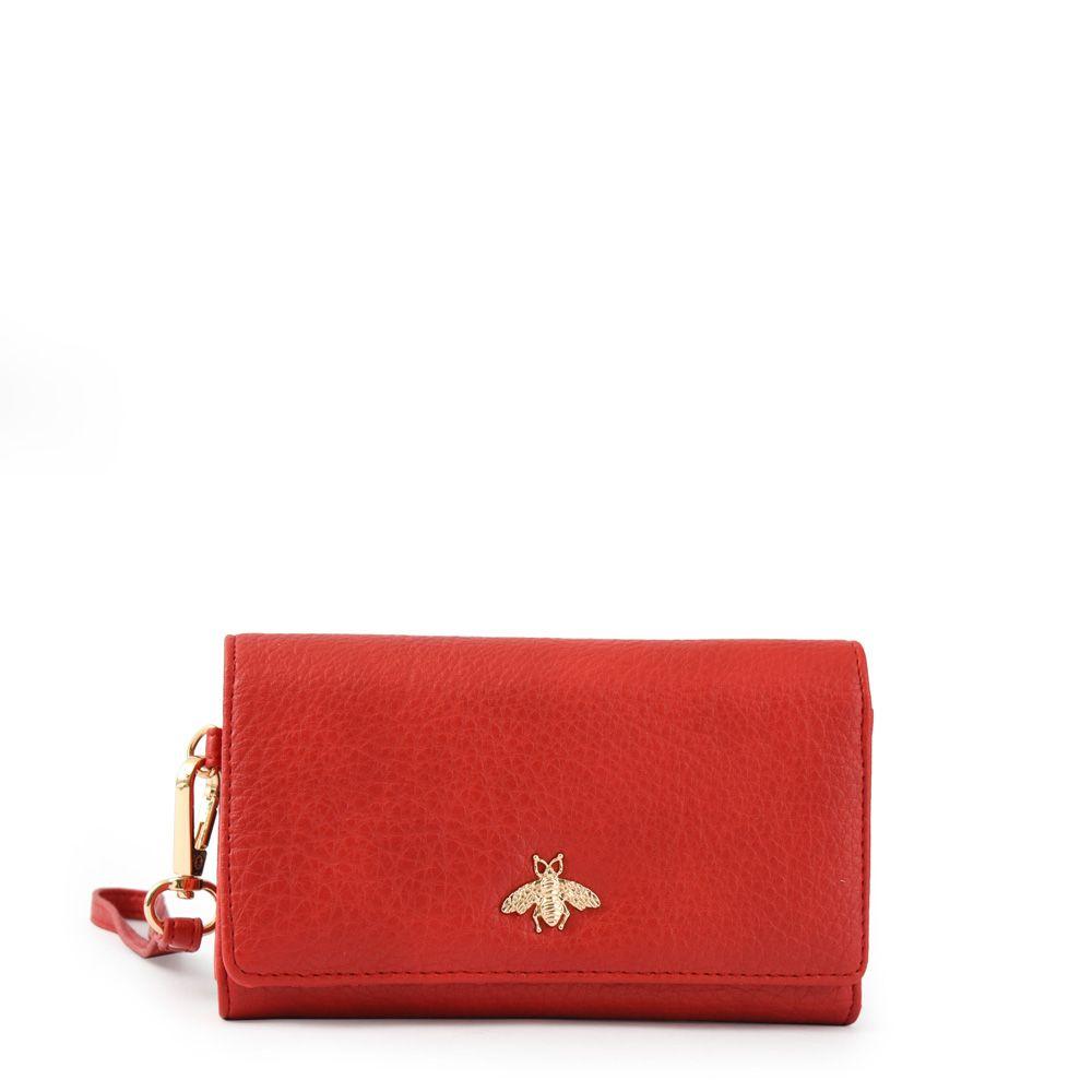 Billetera acordeon mediana bee rojo tomate-0