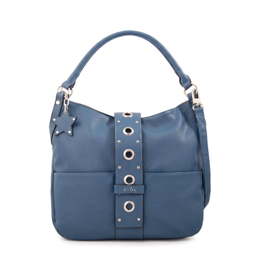 Cartera tote eleonora grande denim-0