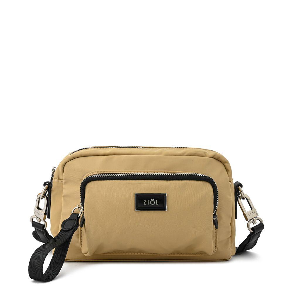 Cartera bandolera mediana jose beige-0
