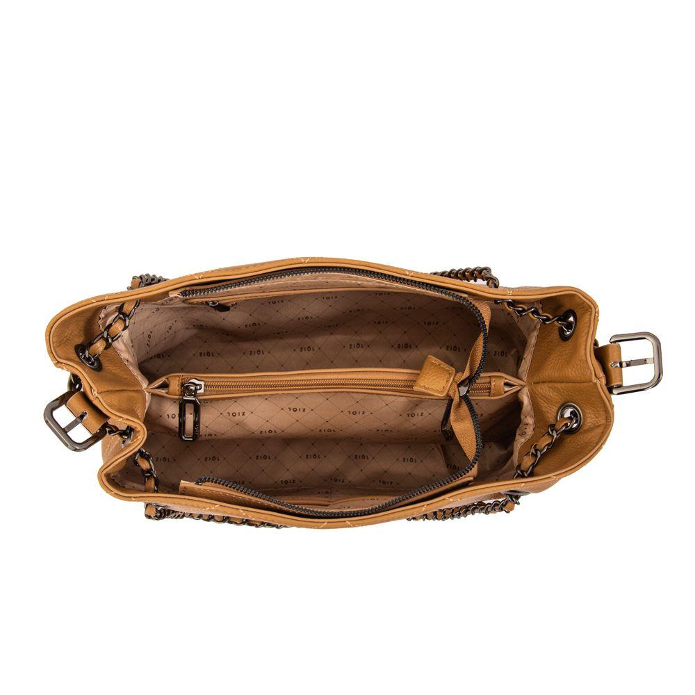 Cartera tote lian camel-3