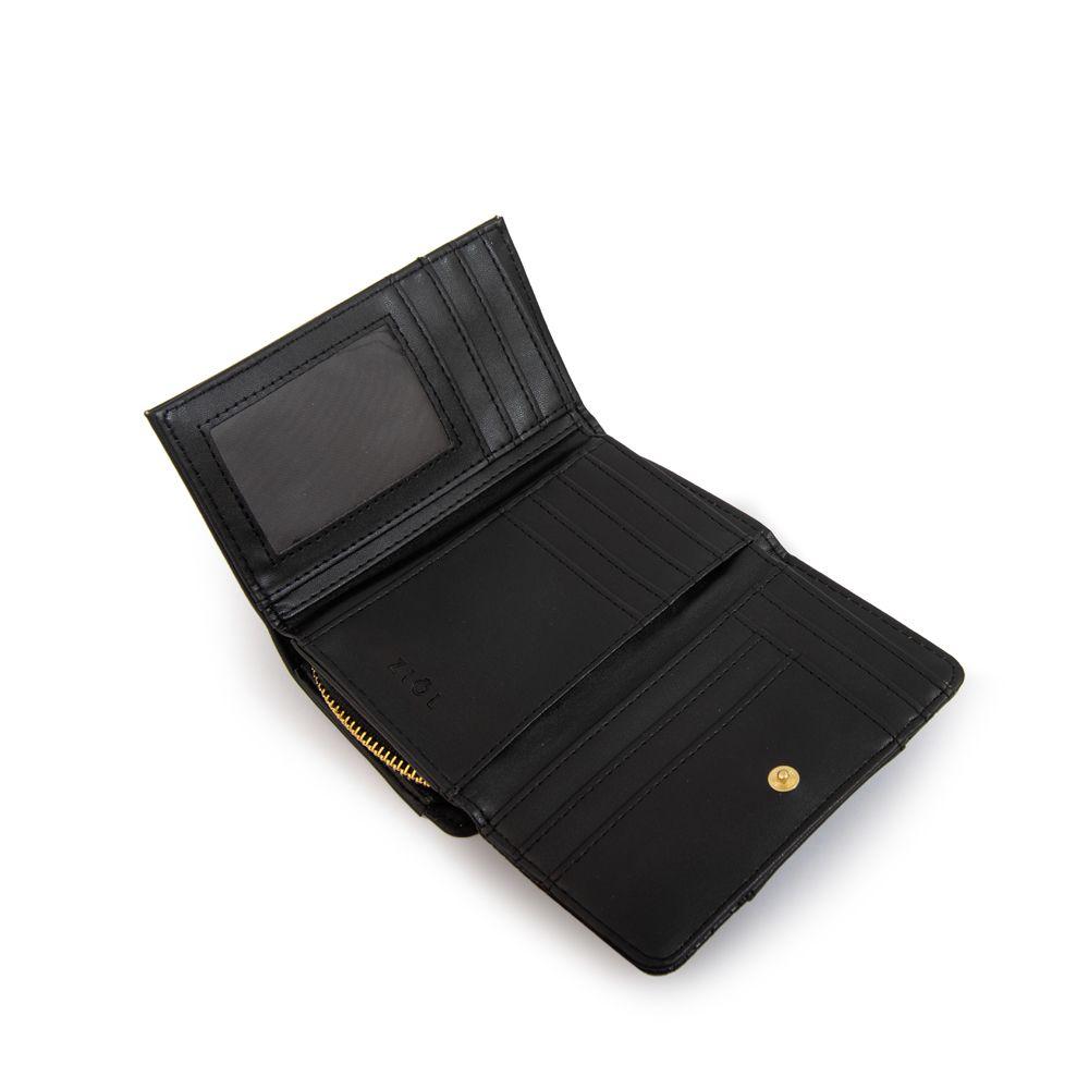 Billetera con cierre exterior blur mediana negro-2