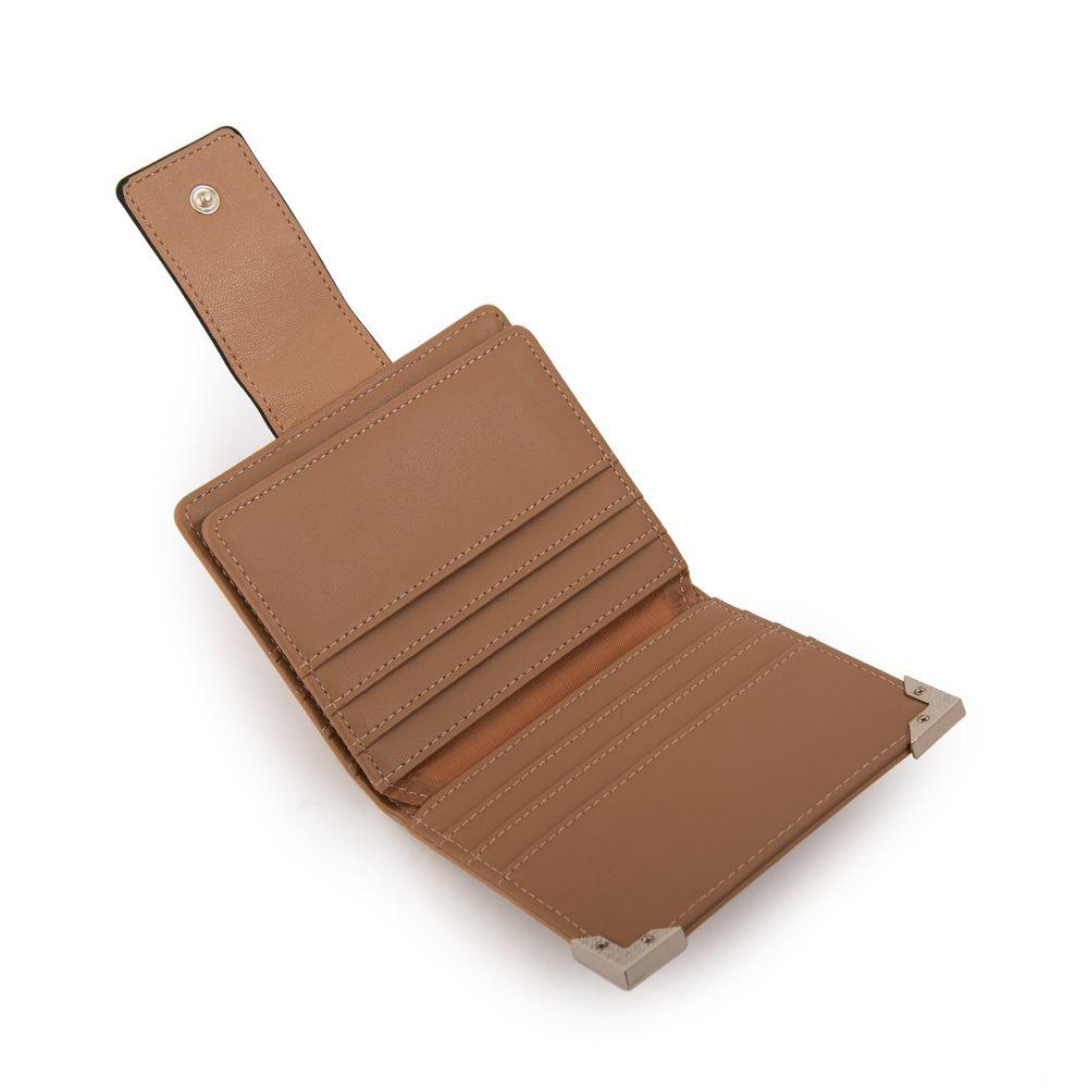 Billetera demin pequeña beige-2