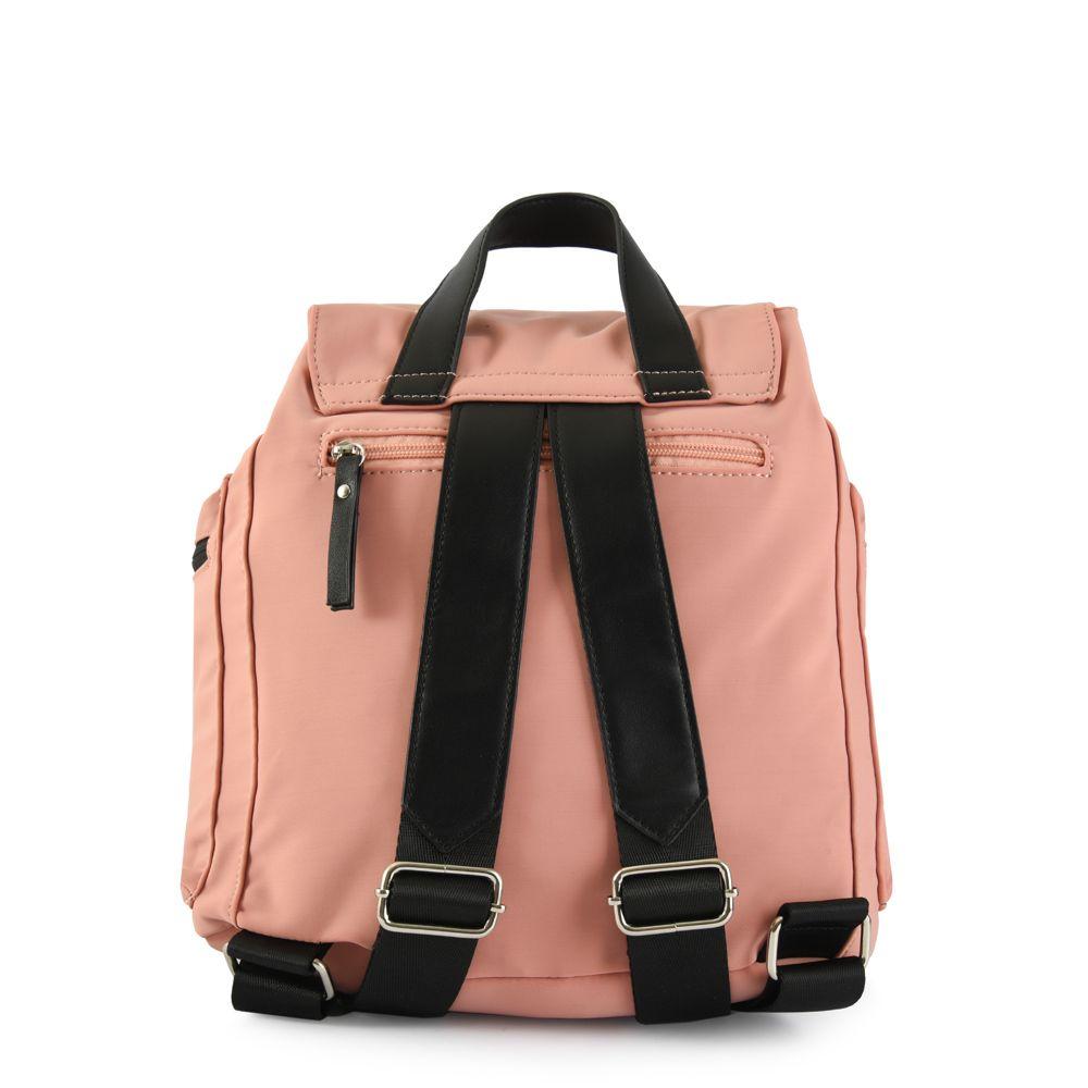 Mochila con tapa mediana elvas rosa viejo-2