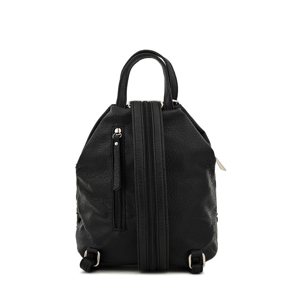 Mochila pequeña kristal negro-2