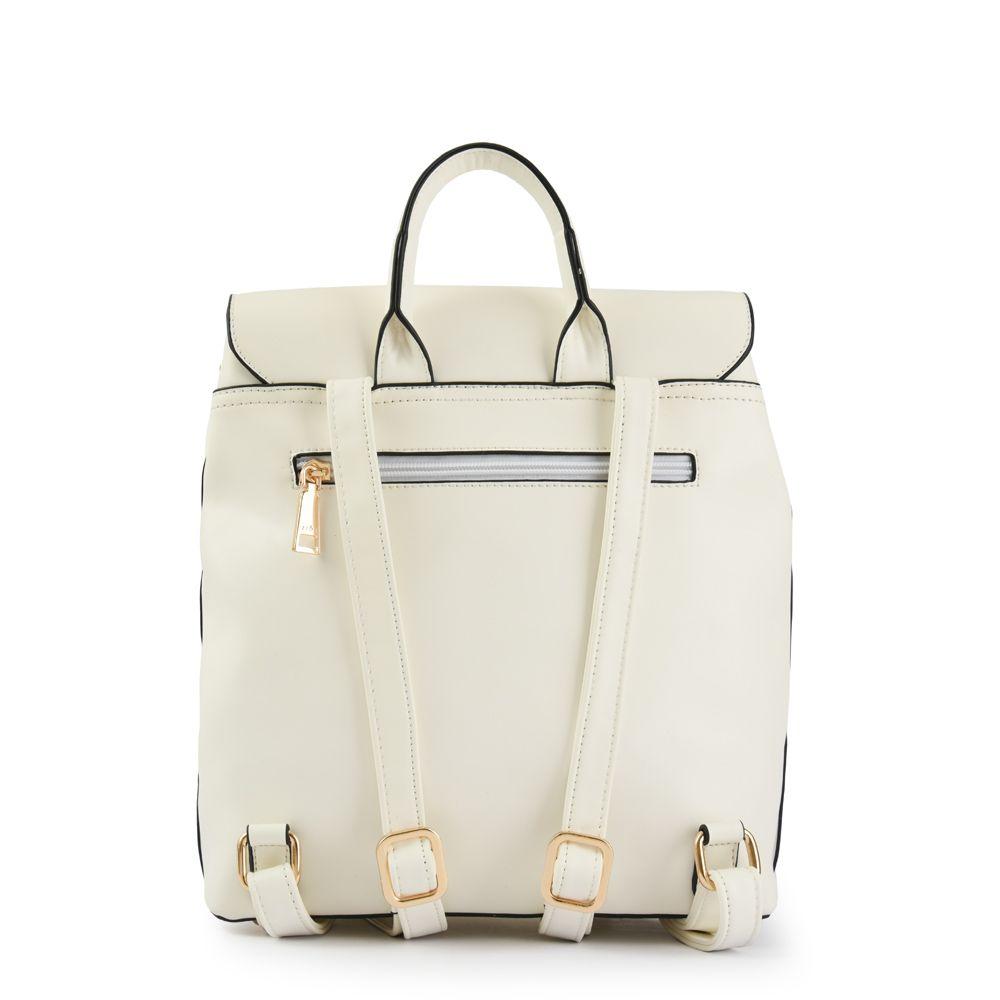 Mochila con tapa pequeña alanis blanco-2