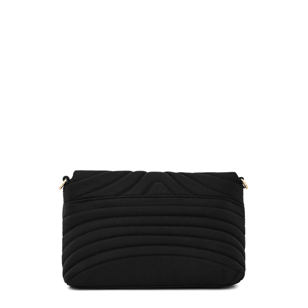 Cartera bandolera con tapa pequeña shannon negro especial-2
