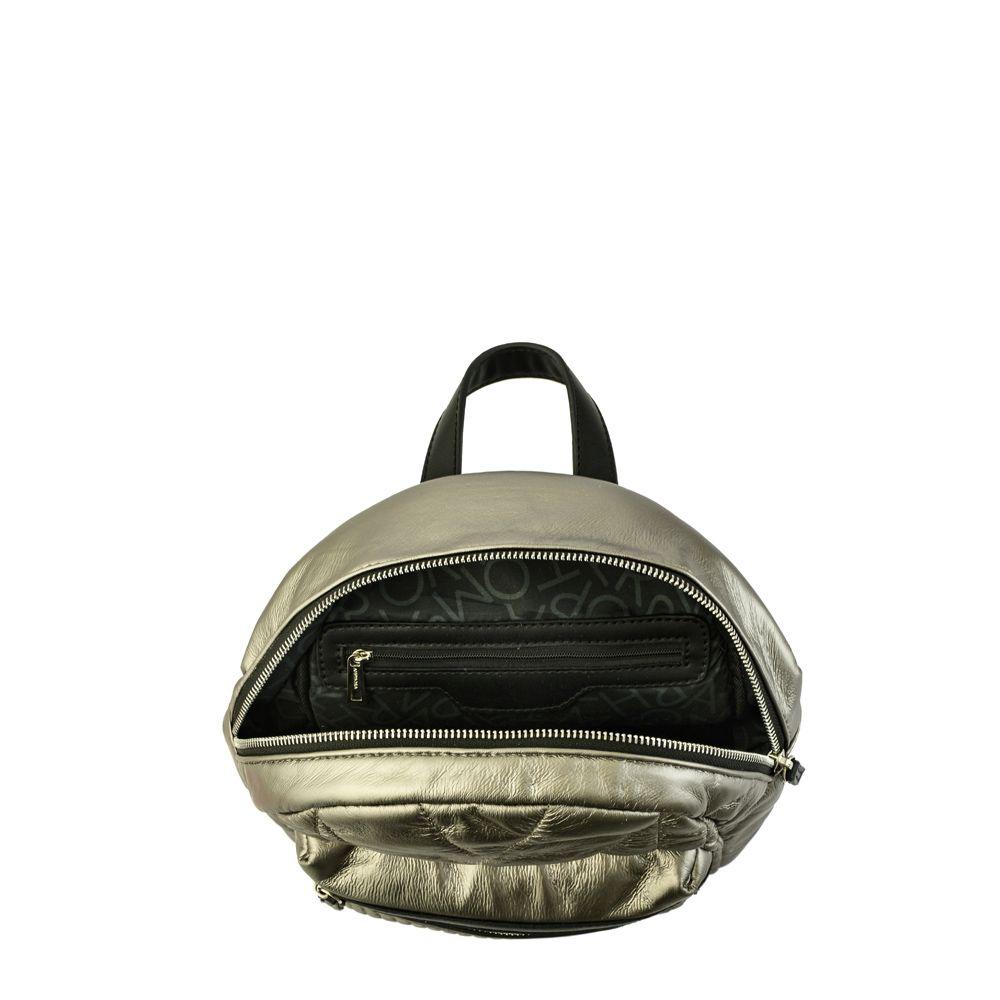 Mochila mediana noelia plateado oscuro-3