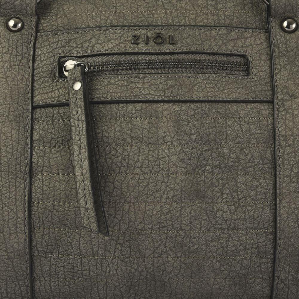 Cartera dos asas anjana gris oscuro-3