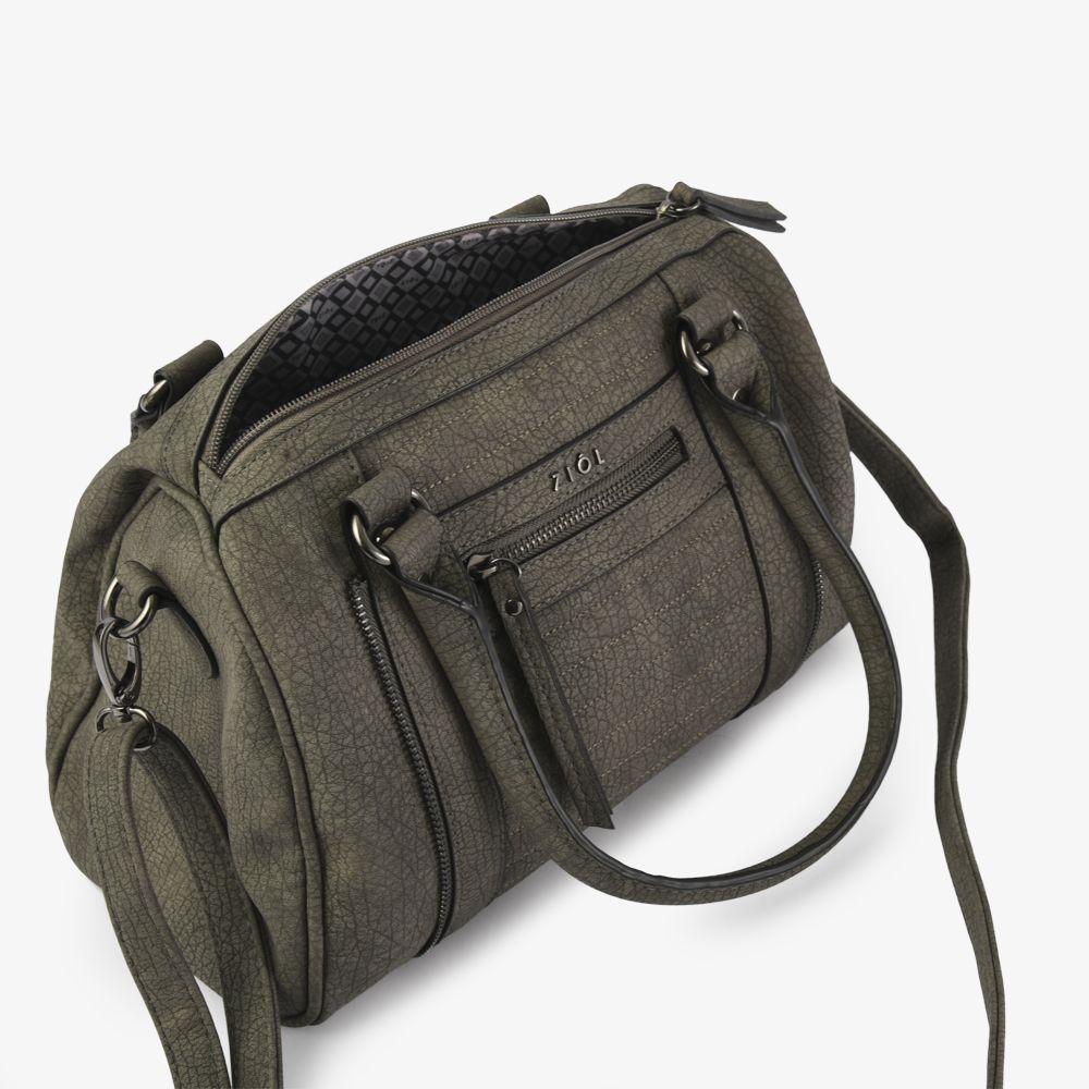 Cartera dos asas anjana gris oscuro-4