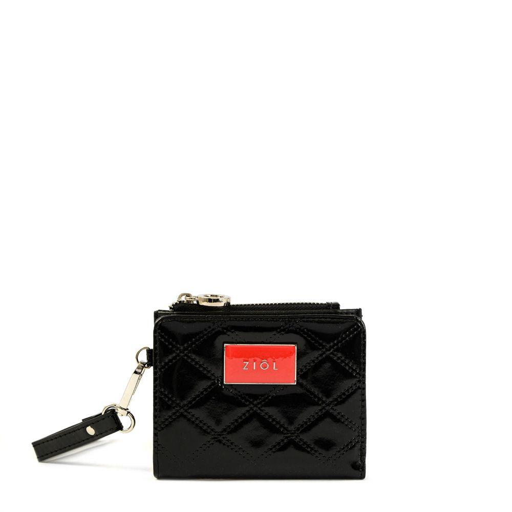 Monedero rectangular pequeña mila negro-0