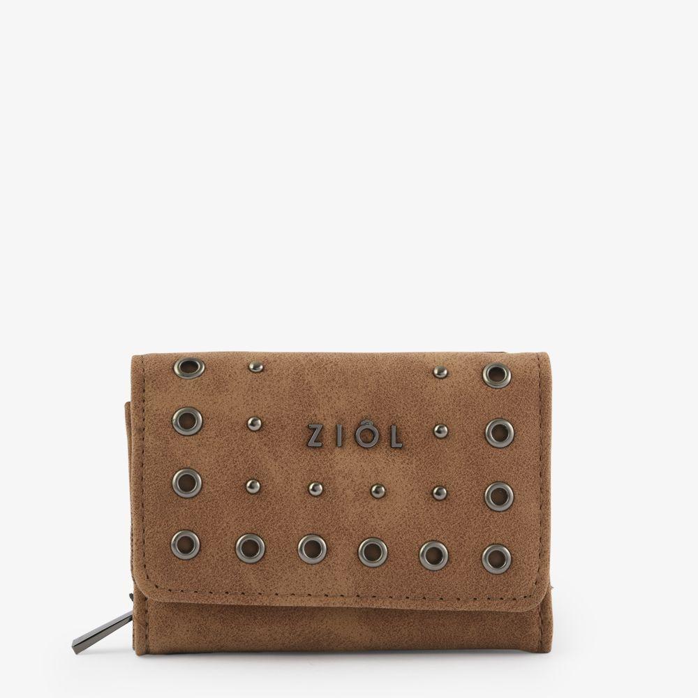 Oblina Billetera Cierre Exterior Chica Cafe Medio-0