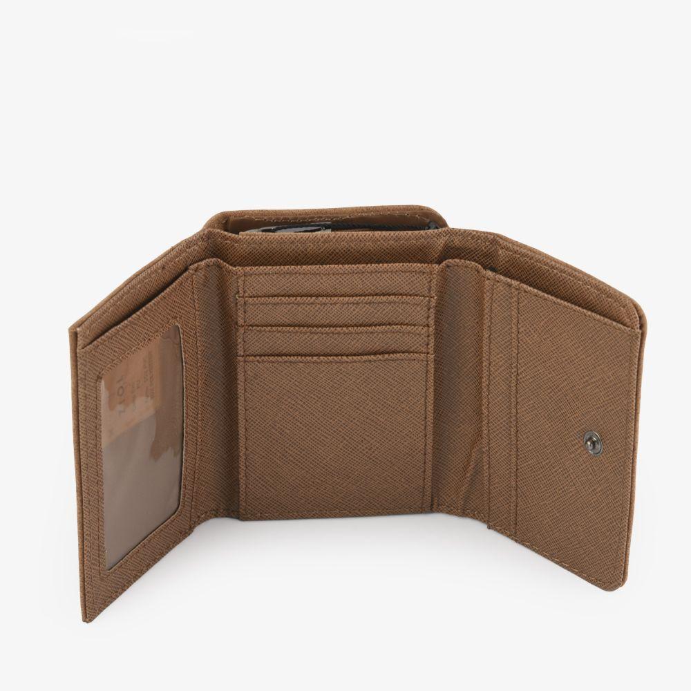 Oblina Billetera Cierre Exterior Chica Cafe Medio-2