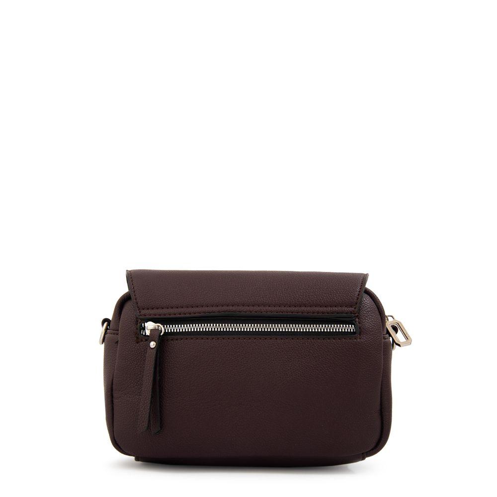 Cartera bandolera susana pequeña café oscuro-2