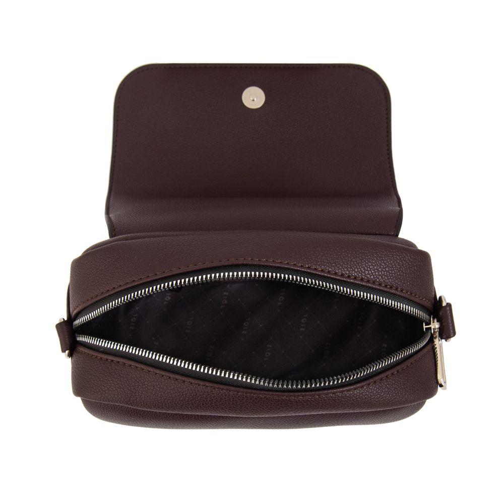 Cartera bandolera susana pequeña café oscuro-3