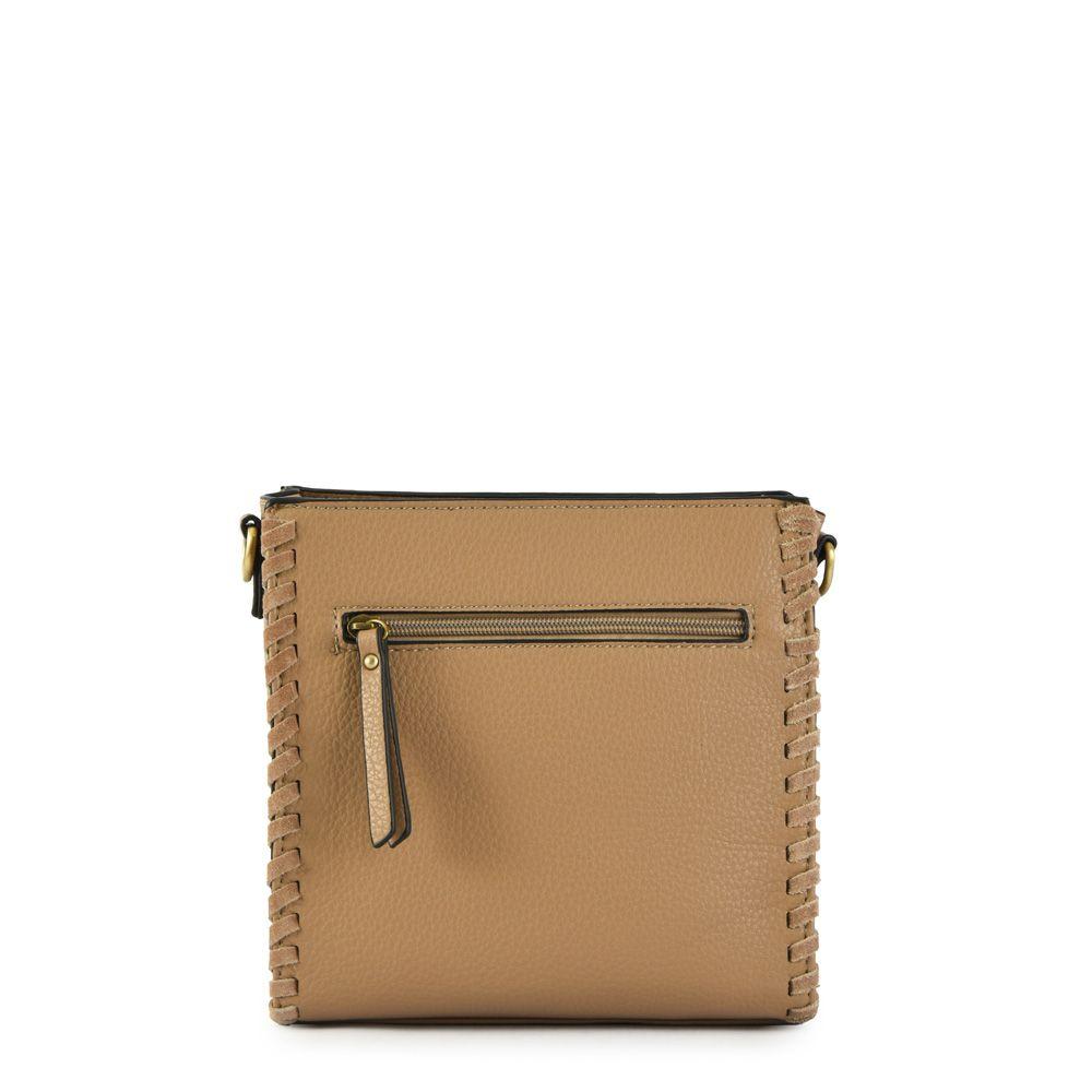 Cartera bandolera pequeña kim taupe-2