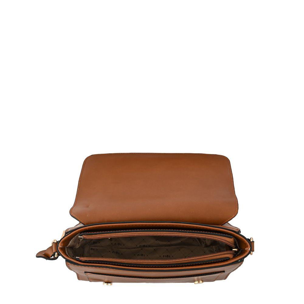 Cartera bandolera pequeña angie camel-3