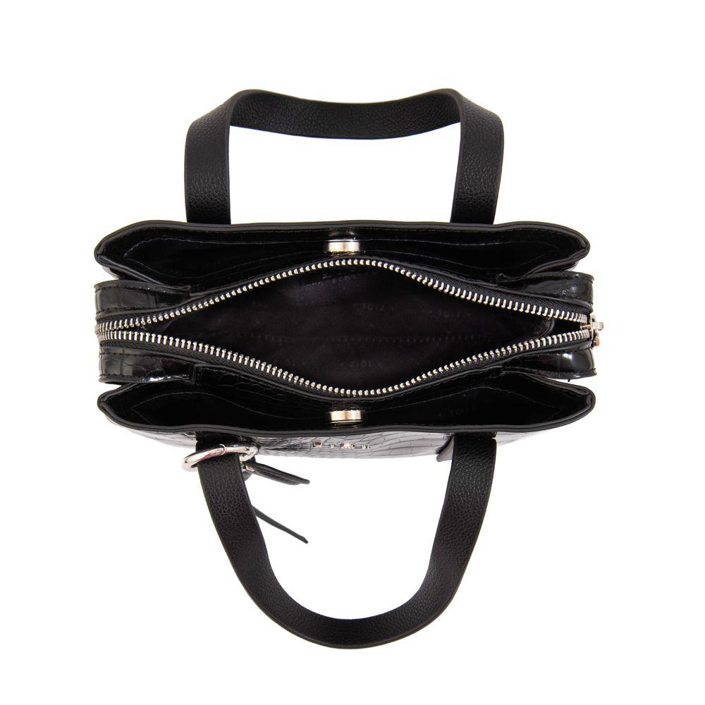 Cartera Dos Asas tres divisiones aurora mediana negro especial-3