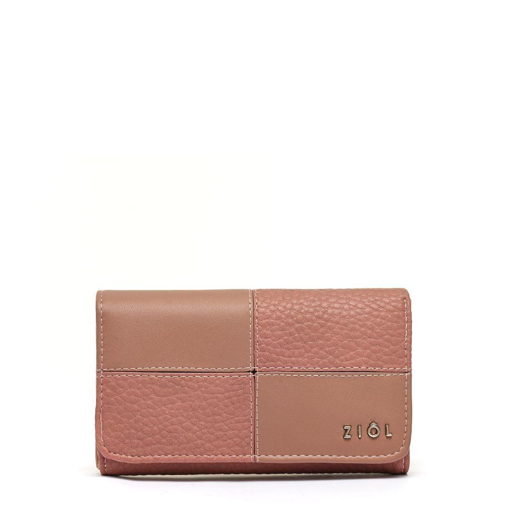 Billetera Ziol Mediana Raines Rosado-0