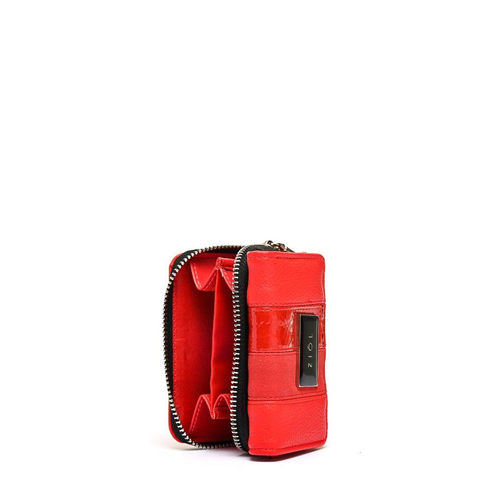 Billetera Ziol Pequeña Pample Rojo-1