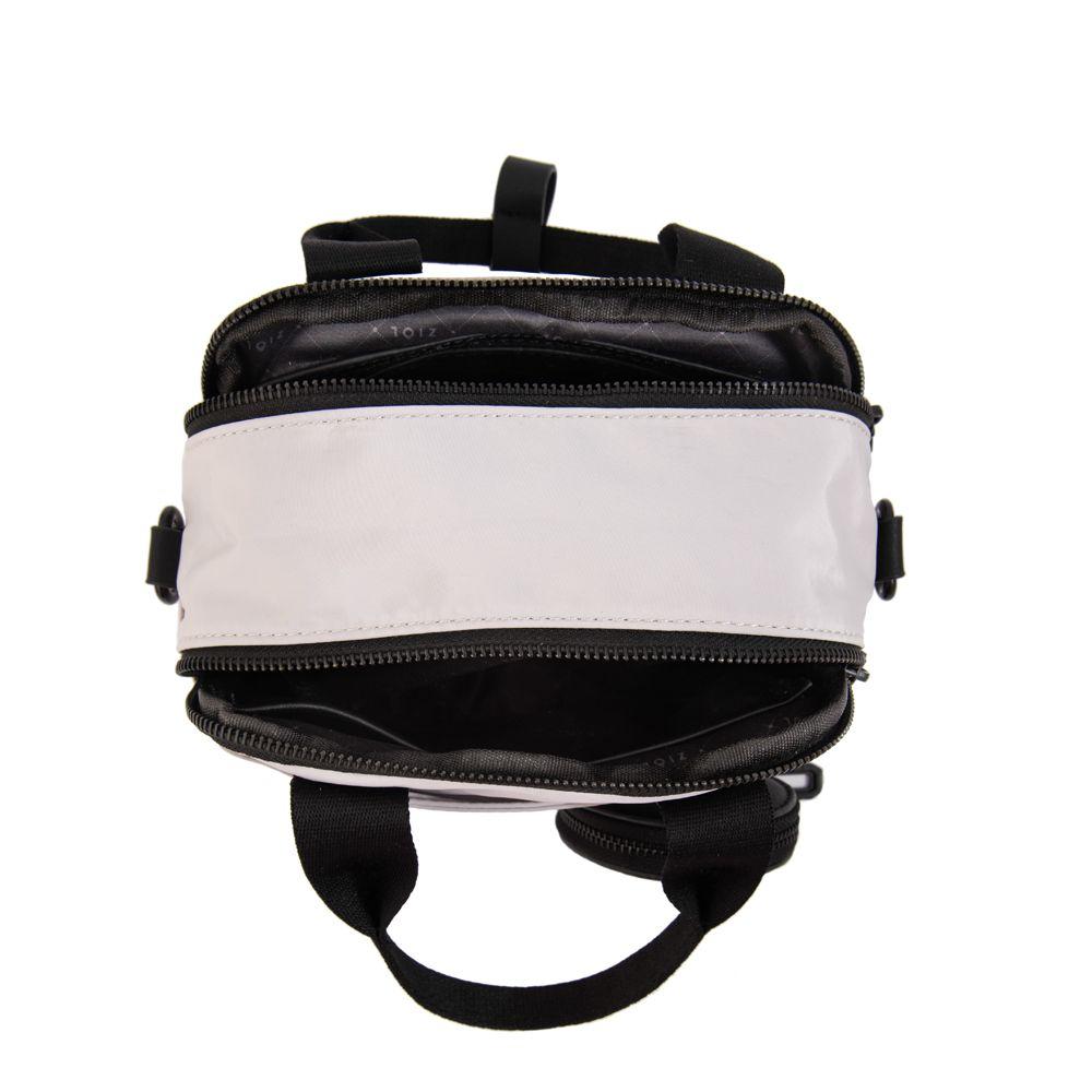 Cartera Bandolera coral pequeña gris-3