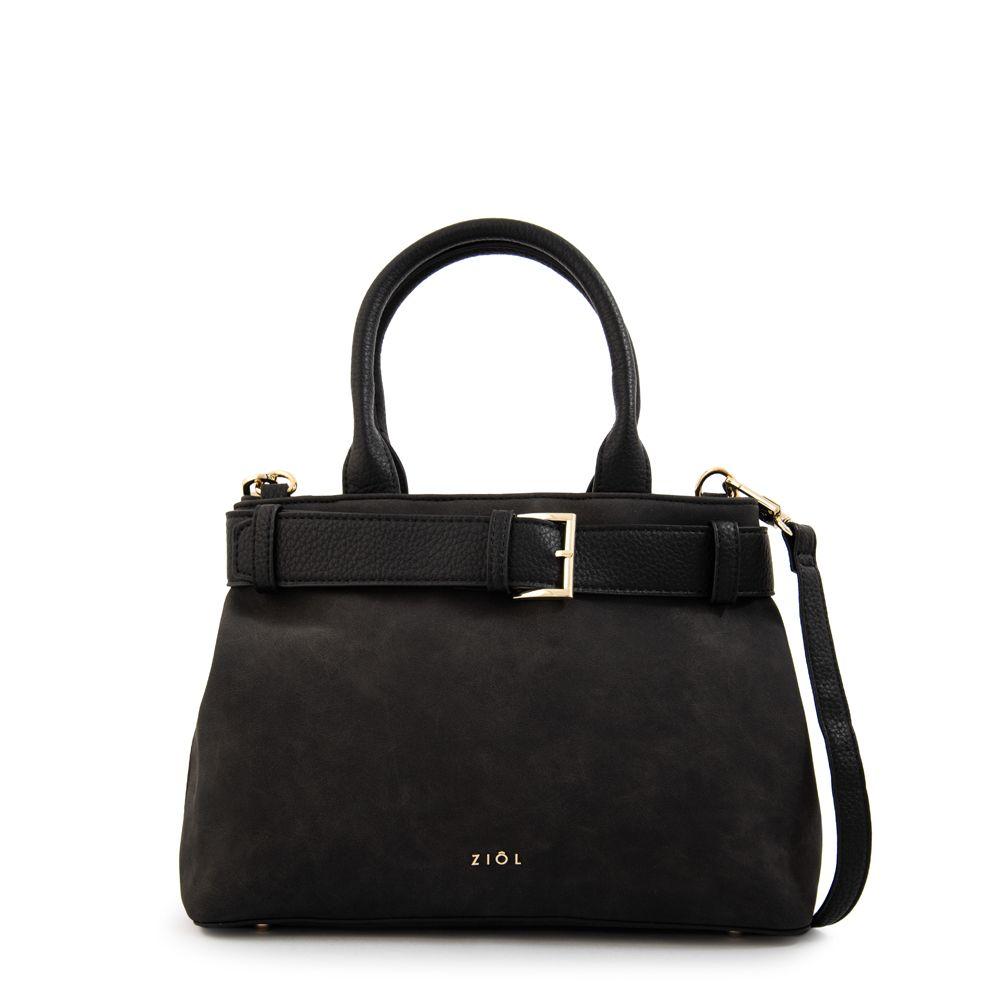 Cartera tote marina mediana negro-0