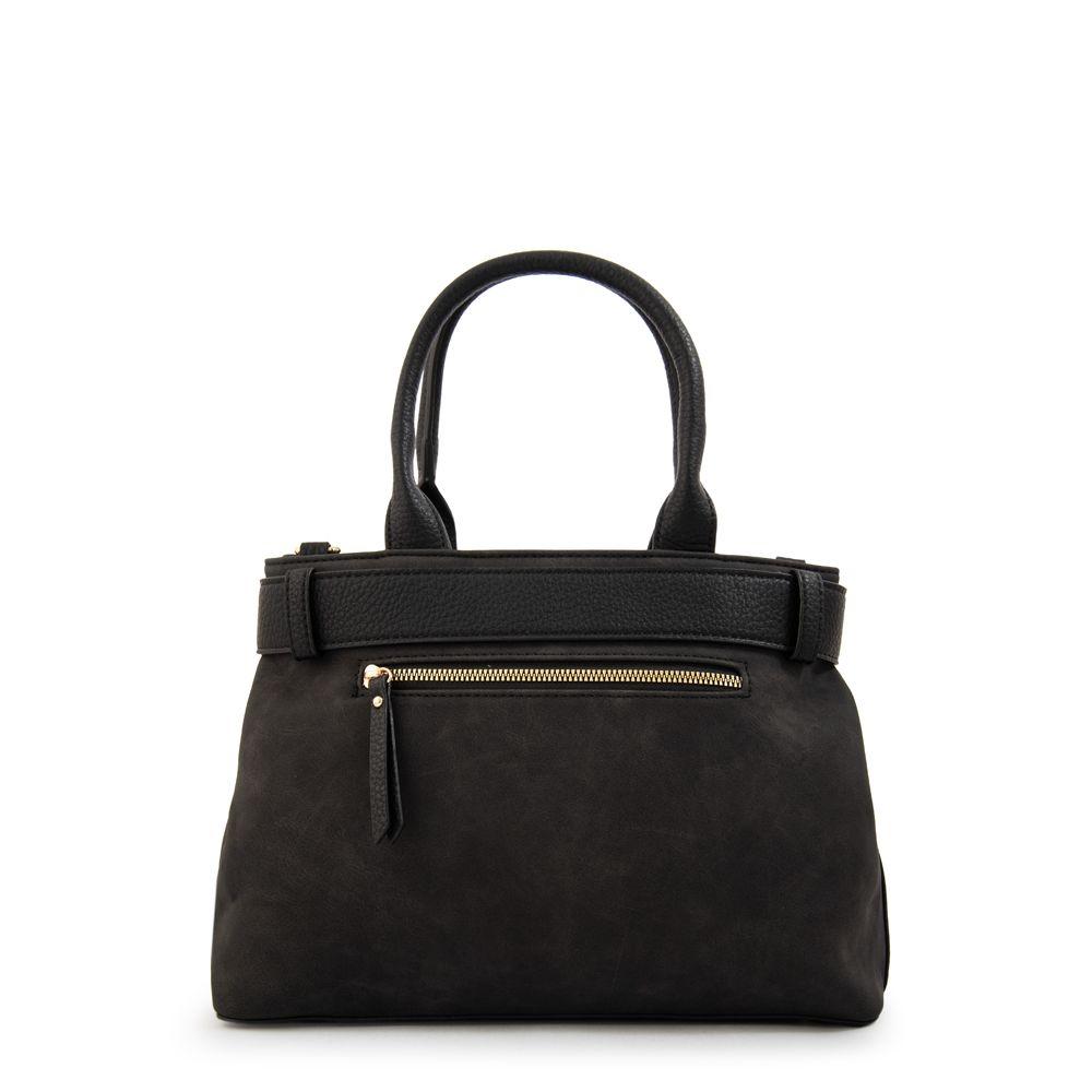 Cartera tote marina mediana negro-2