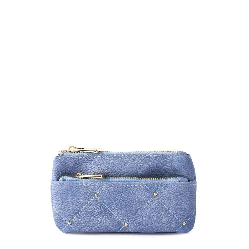 Plum Monedero Doble Cierre Azul Jeans-0
