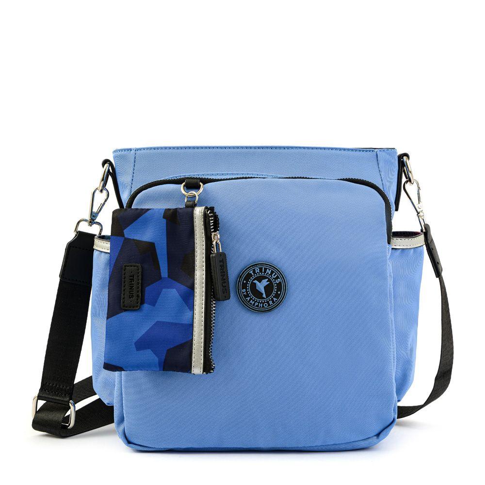 Cartera Bandolera Mediana Zuzu Azul-0